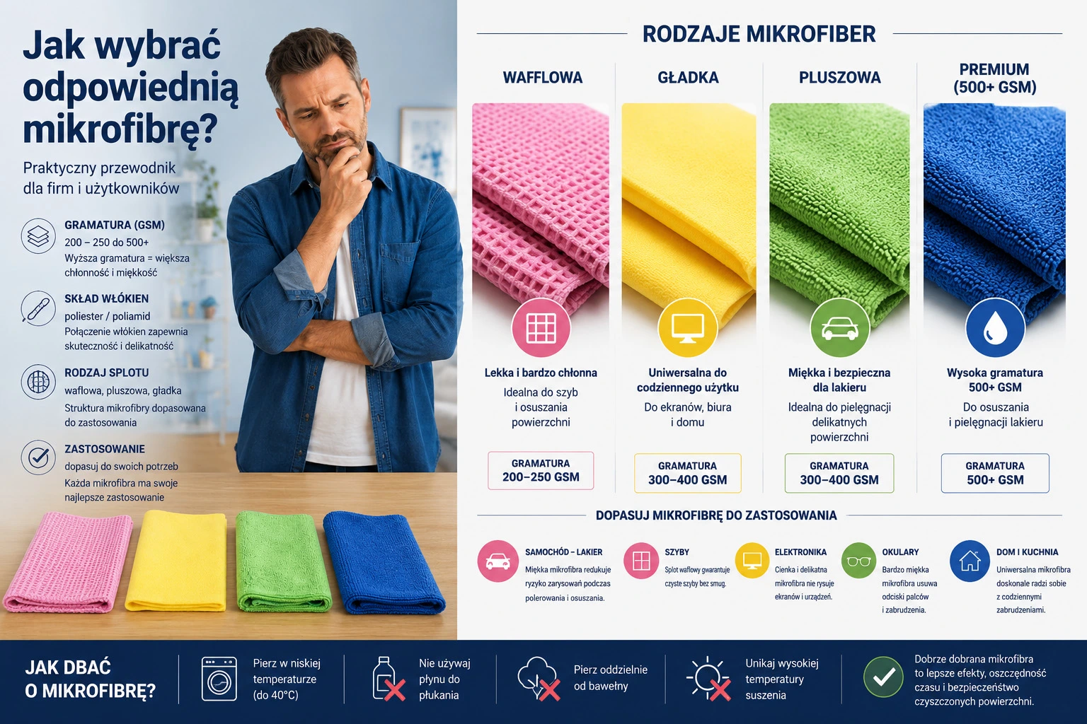 sciereczki mikrofibra guapa przewodnik